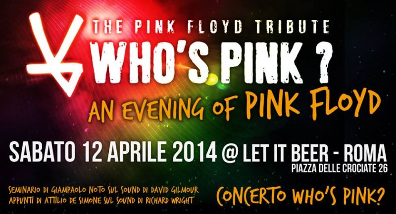 An evening of Pink Floyd 12 Aprile 2014 
